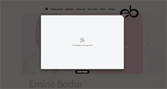 Desktop Screenshot of eminebodur.com